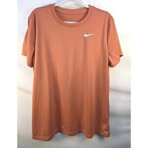 Nike Dri-Fit Women's Extra Large Tee Shirt Burnt Orange Athletic Workout Outdoor